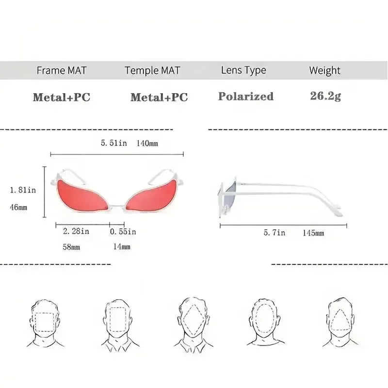 Donquixote Crimson Grin Sunglasses - Bear Hugs