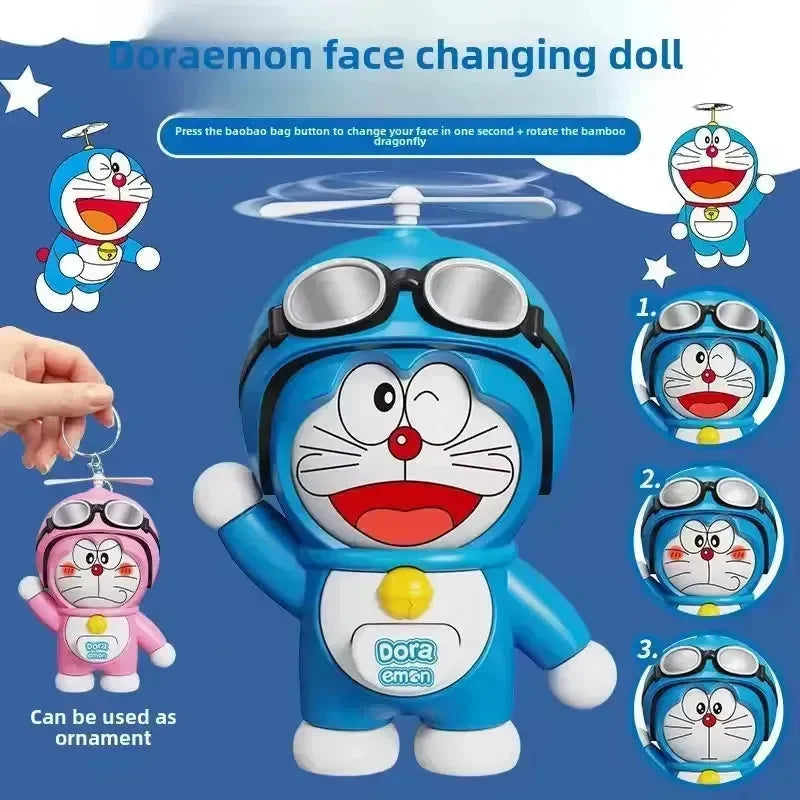 Doraemon Face Changing Keychain - Bear Hugs