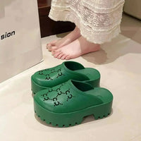 Double G Cross EVA Hole Sandals - Bear Hugs