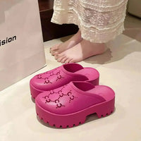 Double G Cross EVA Hole Sandals - Bear Hugs