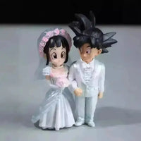 Dragon Ball Z Goku and Chi-Chi Wedding Action Figure (9 cm) - Bear Hugs