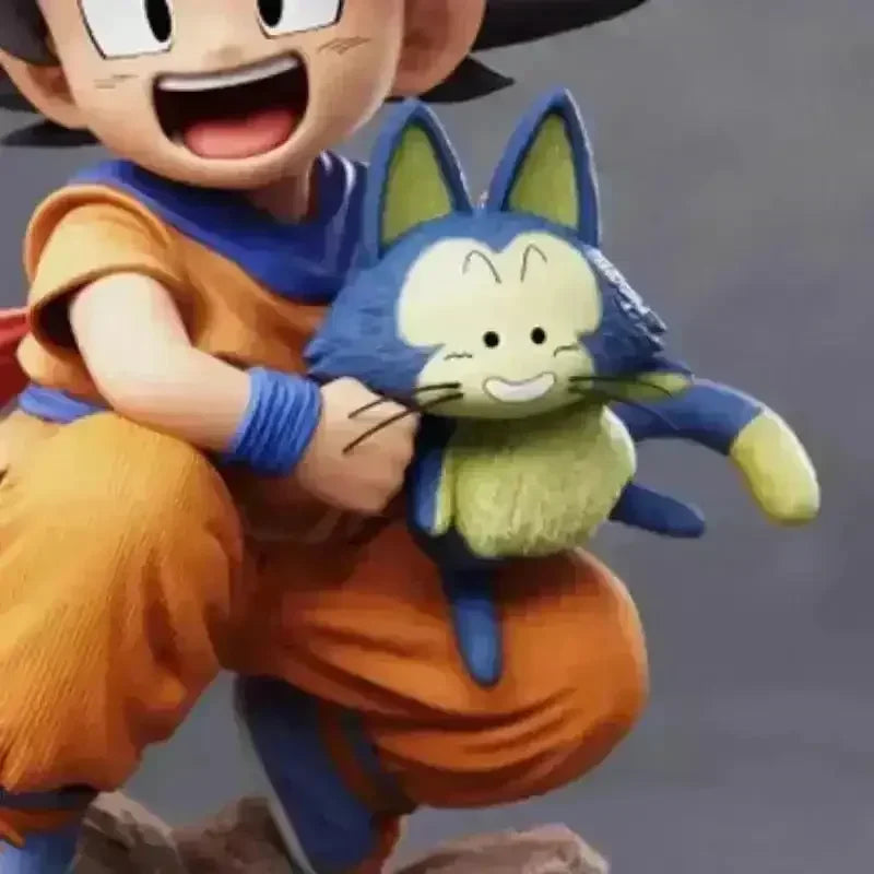 Dragon Ball Z Goku Embrace Puar Figurine (10 cm) - Bear Hugs