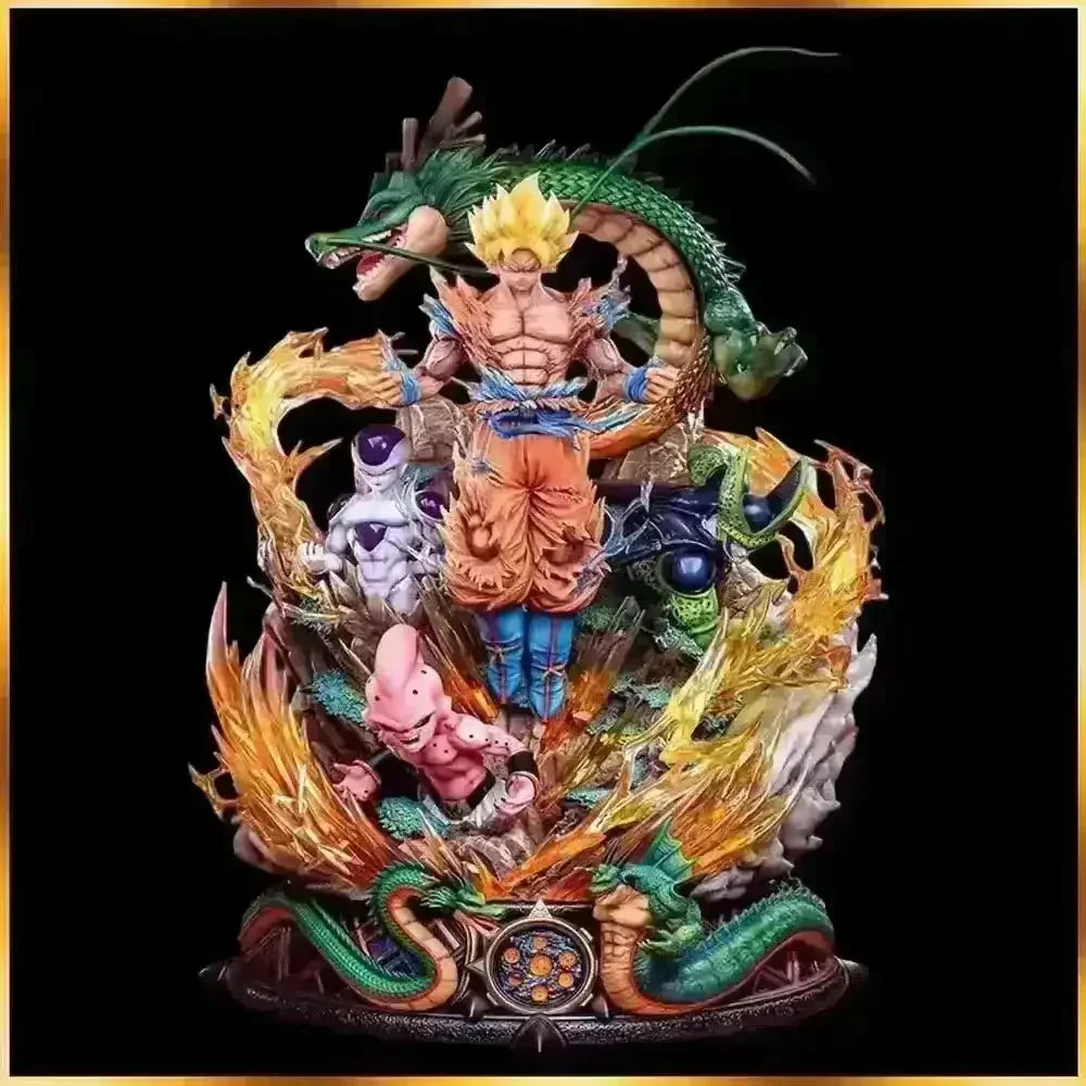 Dragon Ball Z Goku, Frieza, and Shenron Action Figure Set (23 cm) - Bear Hugs
