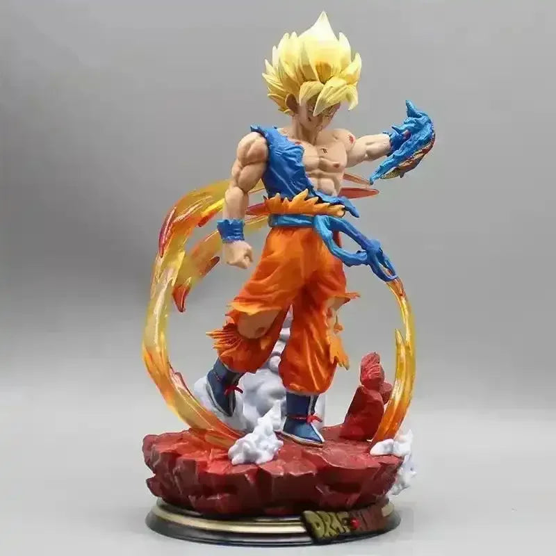 Dragon Ball Z Super Saiyan Son Goku Action Figurine (27 cm) - Bear Hugs