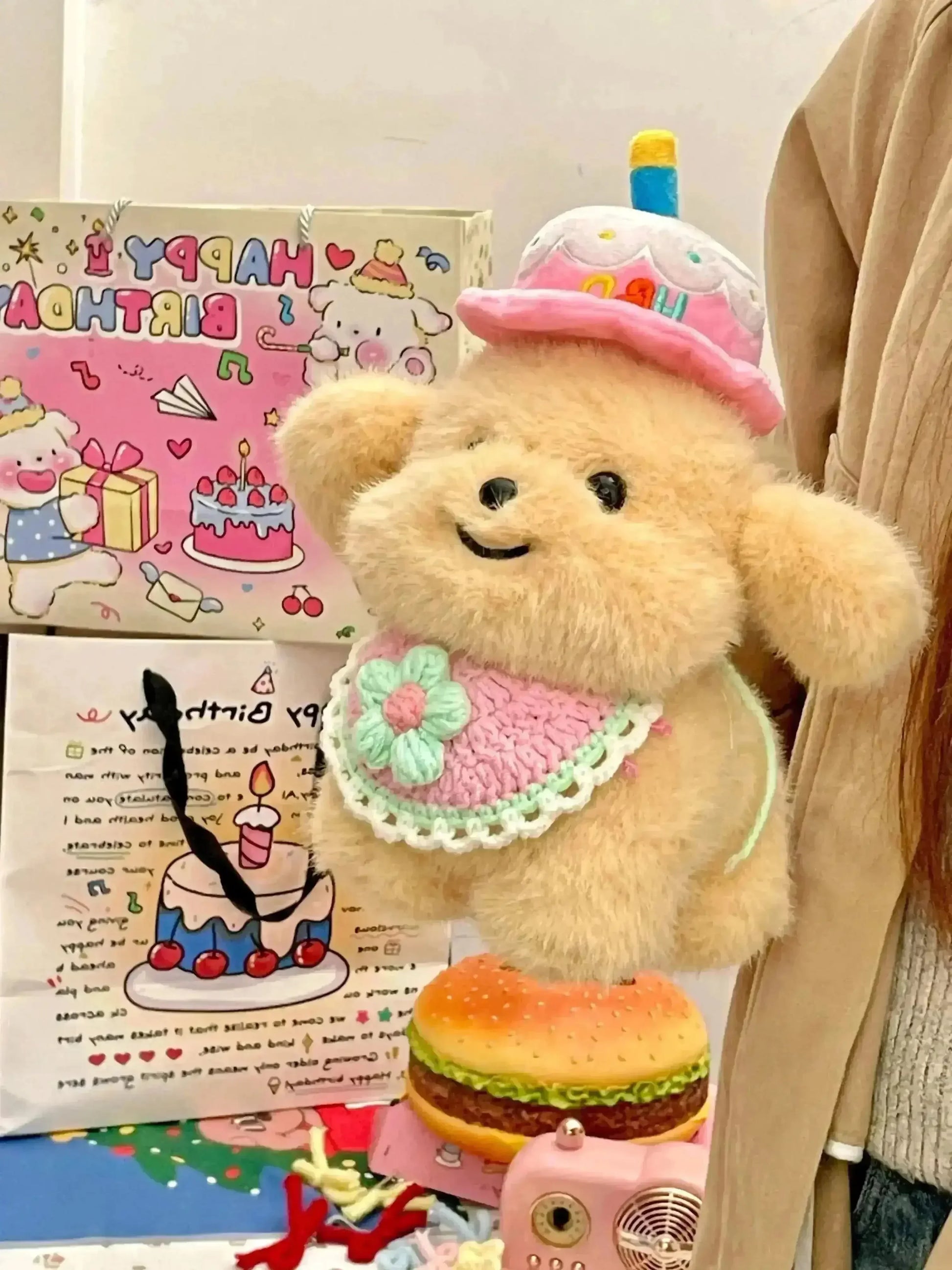 Dressed up Puppy Plushie (21 cm) - Bear Hugs