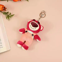 Dungaree Lotso Bear Keychain - Bear Hugs
