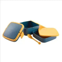 Duo Decker Double Layer Tiffin Box - Bear Hugs