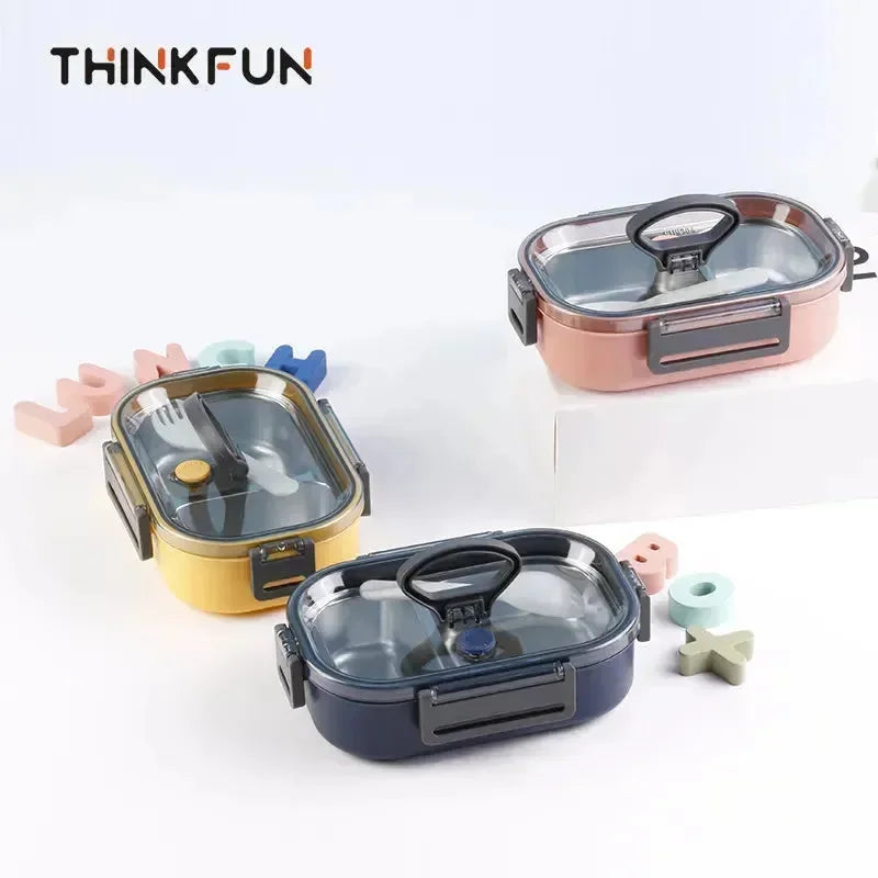 Duo Delight Stainless Steel Lunch Box (520 ml) - Bear Hugs