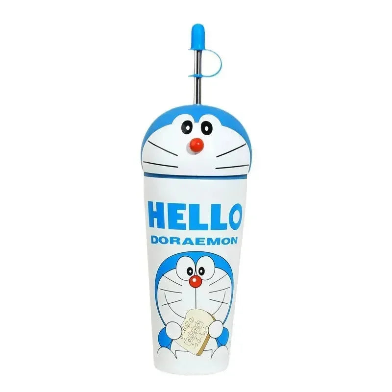 Duo-Sip Doraemon & Dorami Sipper Tumbler (600 ml) - Bear Hugs