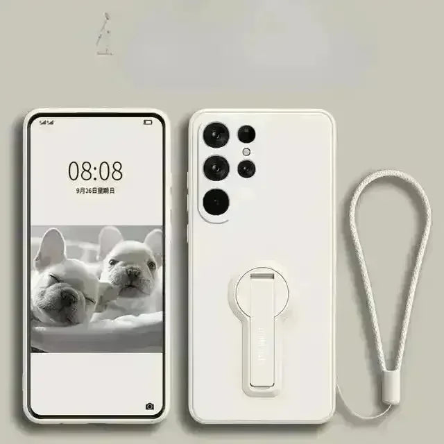 Dynamic Pastel Liquid Silicone Case (For Samsung) - Bear Hugs