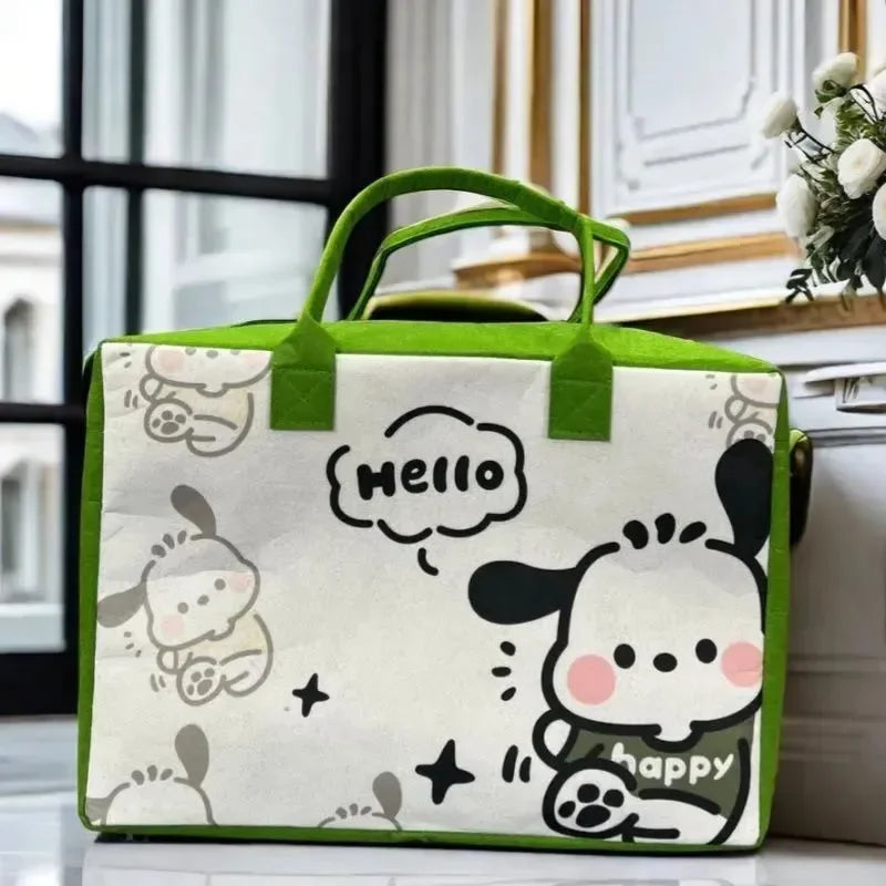 Eco-Chic Felt Tote Bags - Bear Hugs