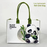 Eco-Chic Felt Tote Bags - Bear Hugs