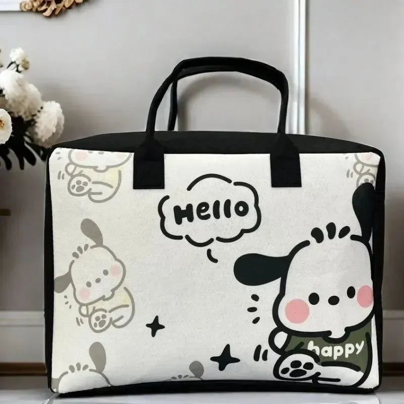 Eco-Chic Felt Tote Bags - Bear Hugs