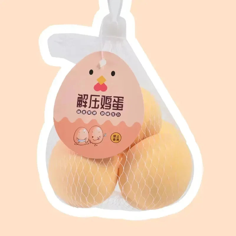 Egg-cellent Relief Squishy Egg Toy - Bear Hugs