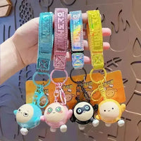 Egg Party Pendant Keychain - Bear Hugs