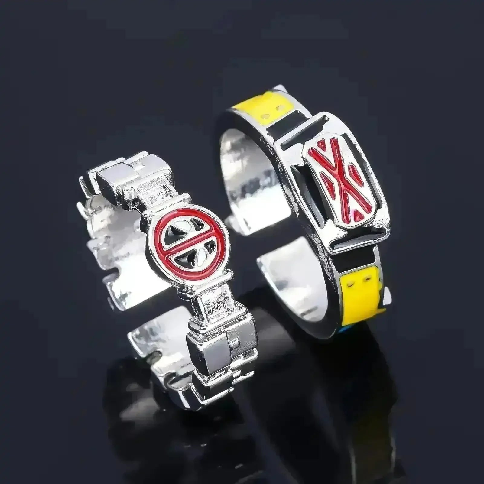 Elegant Deadpool and Wolverine Ring - Bear Hugs