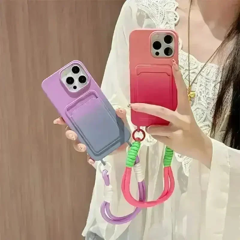 Elegant Gradient Phone Case (For iPhones) - Bear Hugs