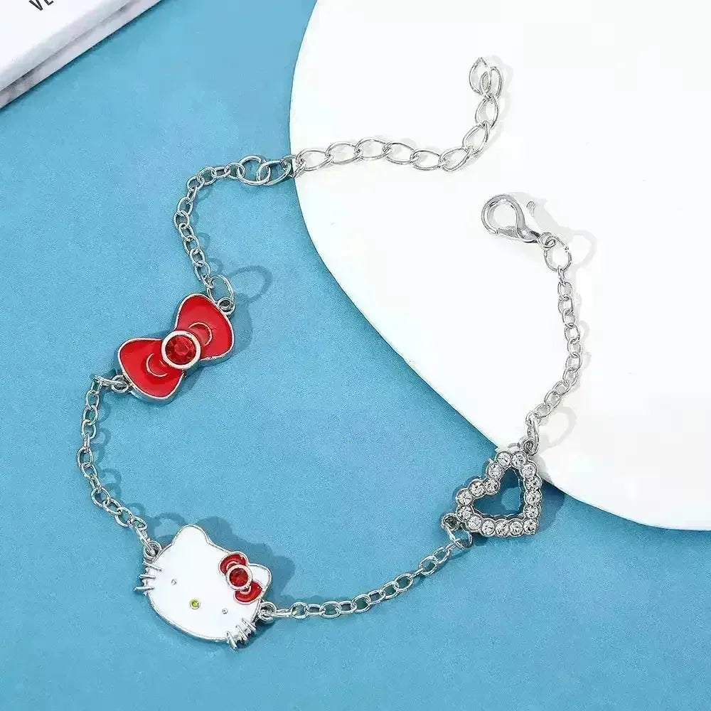 Elegant Hello Kitty Adjustable Bracelet - Bear Hugs