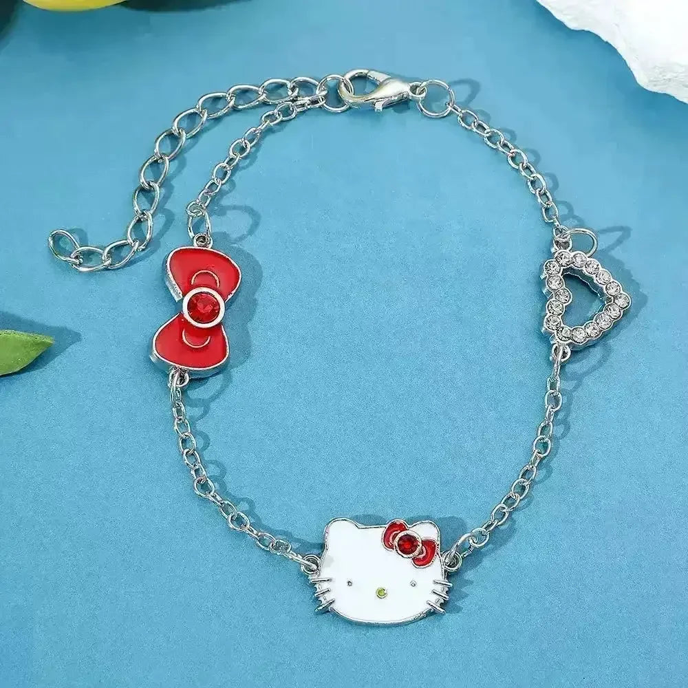 Elegant Hello Kitty Adjustable Bracelet - Bear Hugs