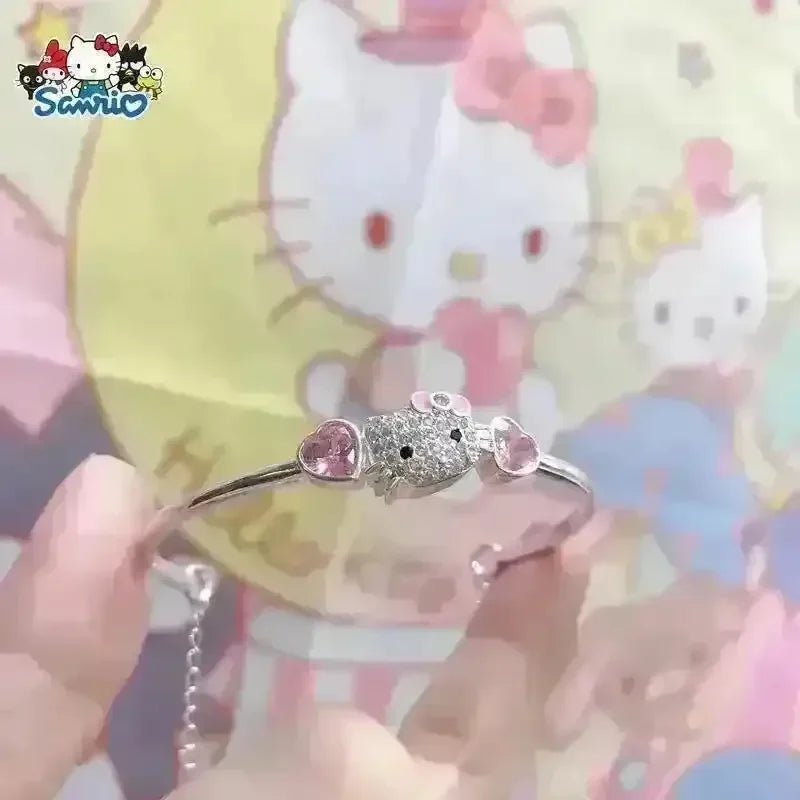 Elegant Hello Kitty Charm Bracelet - Bear Hugs