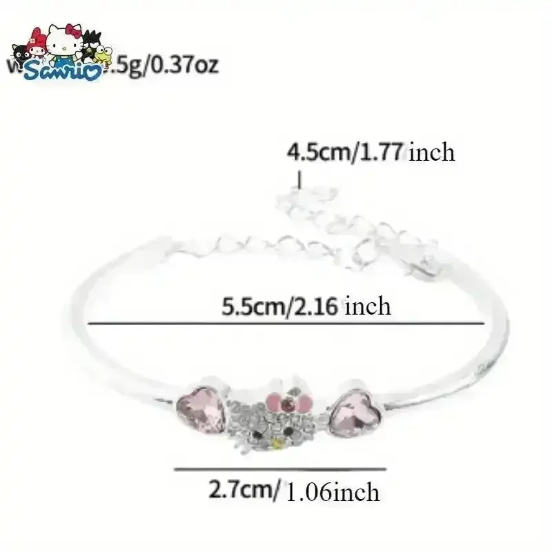 Elegant Hello Kitty Charm Bracelet - Bear Hugs