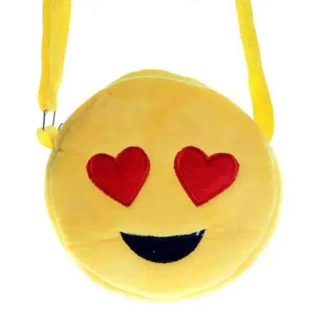 Emoji Mood Plush Messenger Bag - Bear Hugs