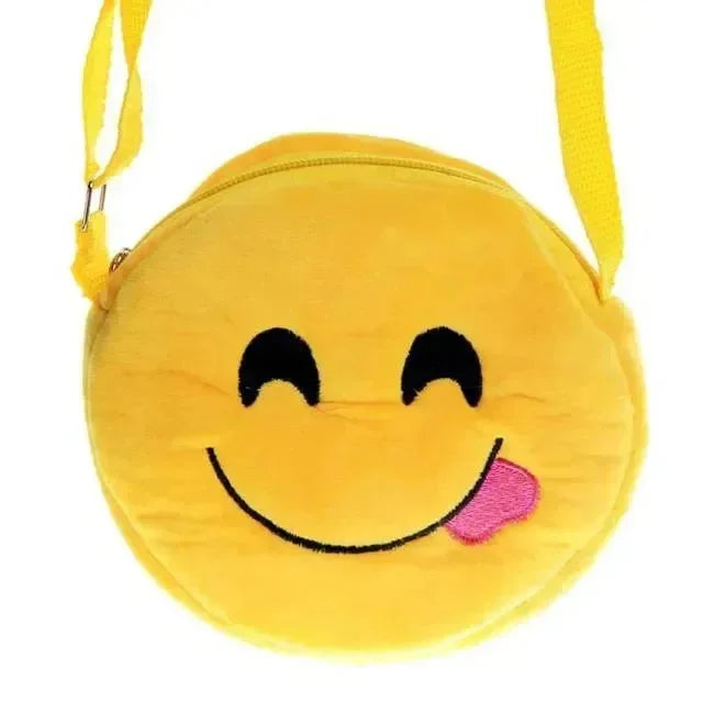 Emoji Mood Plush Messenger Bag - Bear Hugs