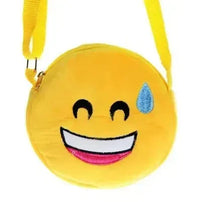 Emoji Mood Plush Messenger Bag - Bear Hugs