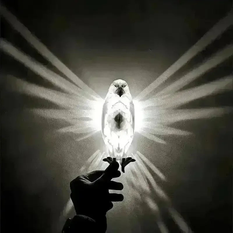 Enchanting Wall Mounted Owl & Eagle Lamp - Bear Hugs