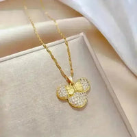 Exquisite Minnie Mouse Rhinestone Pendant - Bear Hugs