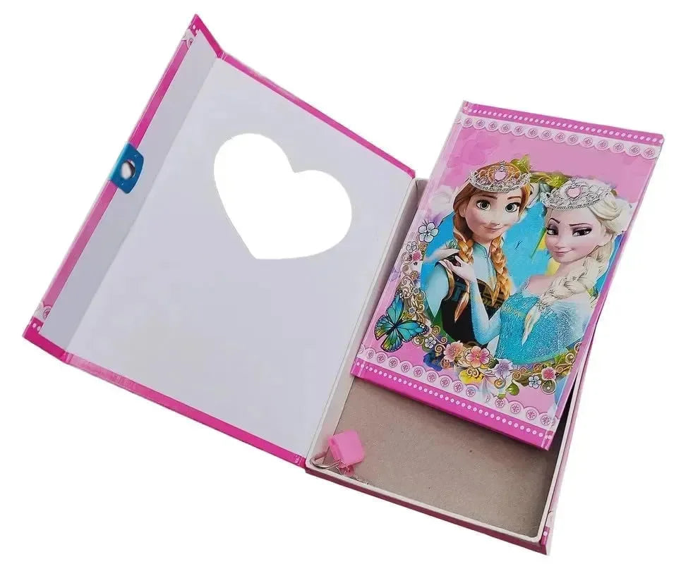 Fairy Tale Frozen A5 Diary With Lock - Bear Hugs