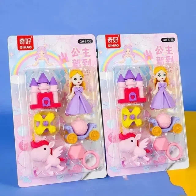 Fairytale Fancies Eraser Set (Pack of 12) - Bear Hugs