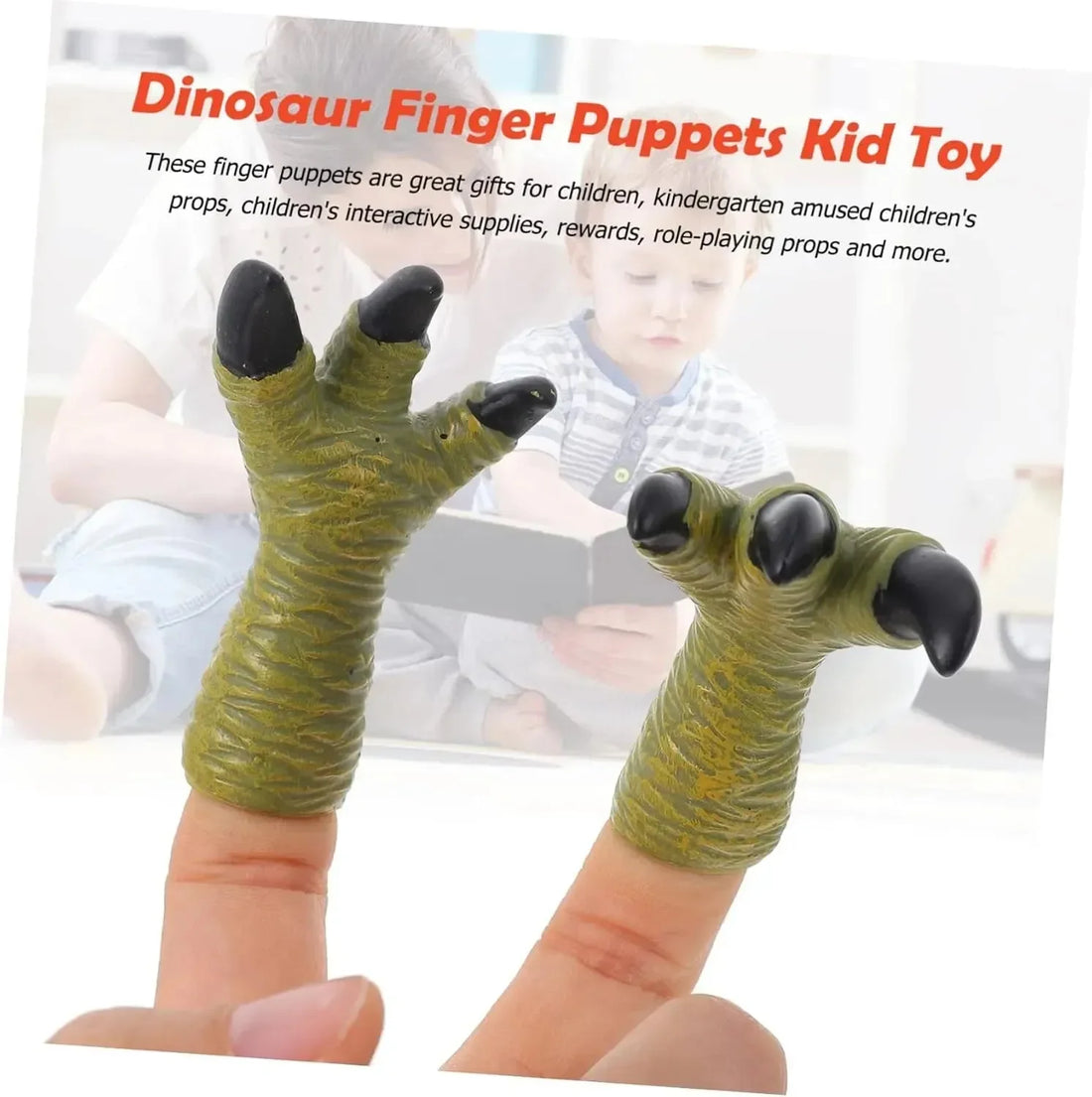 Fancy Dinosaur Finger Puppets - Bear Hugs