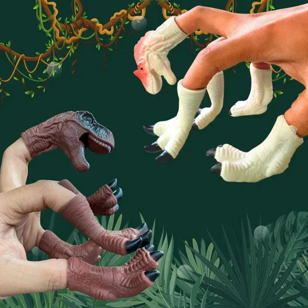 Fancy Dinosaur Finger Puppets - Bear Hugs