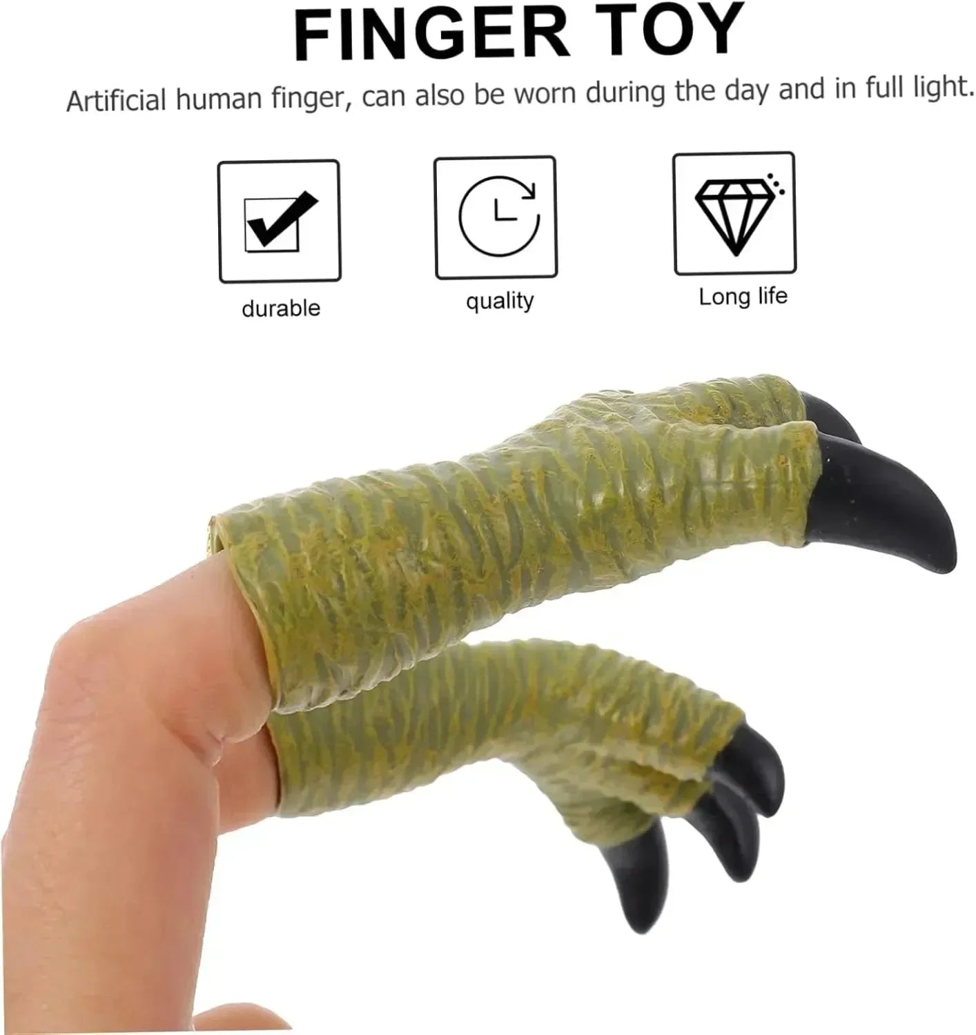 Fancy Dinosaur Finger Puppets - Bear Hugs