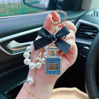 Fancy Looking Perfume Bottle Keychain - Bear Hugs