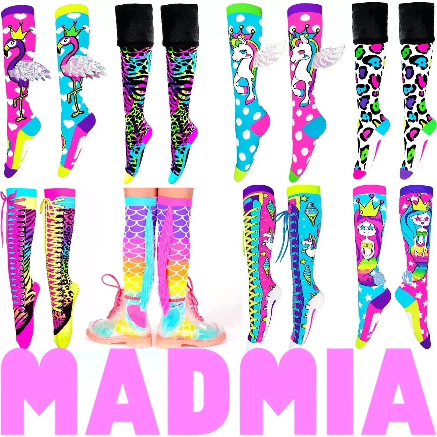Fancy Madmia Knee-High Socks - Bear Hugs