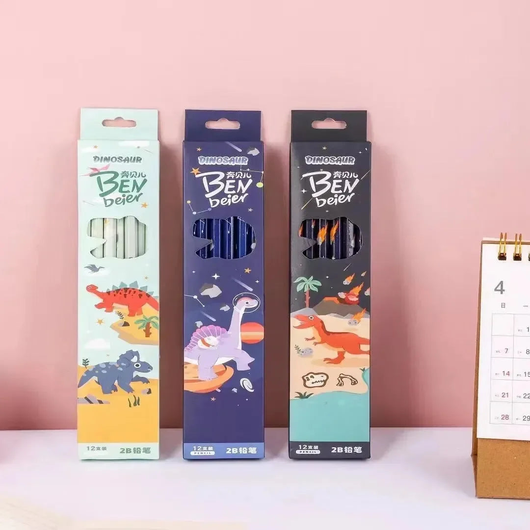 Fantasy Forest Cartoon Pencil Set - Bear Hugs