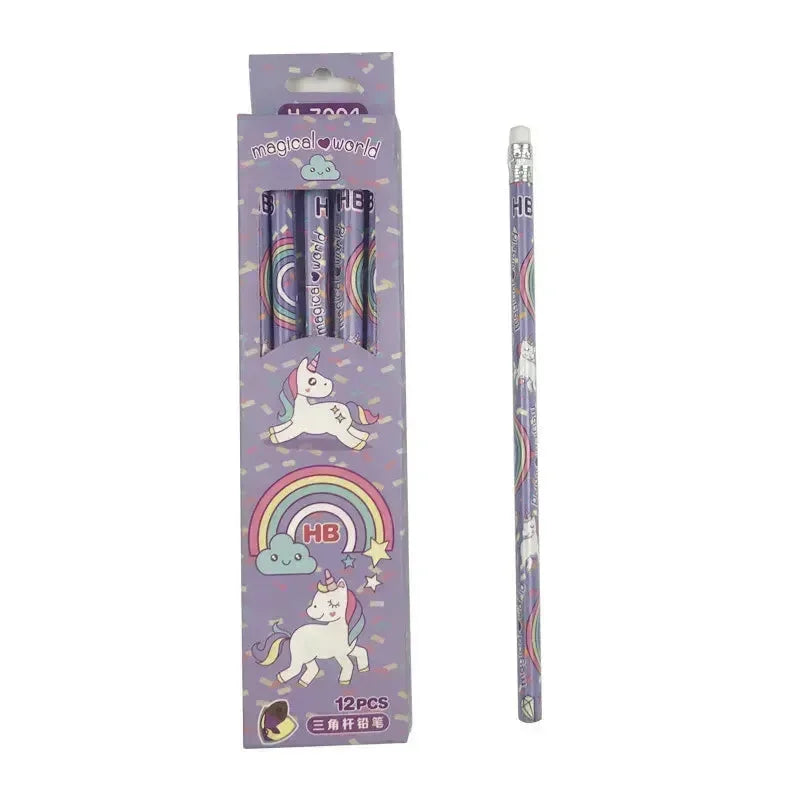 Fantasy Forest Cartoon Pencil Set - Bear Hugs