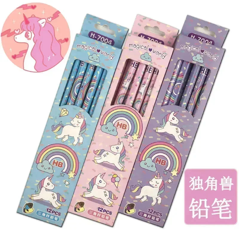 Fantasy Forest Cartoon Pencil Set - Bear Hugs