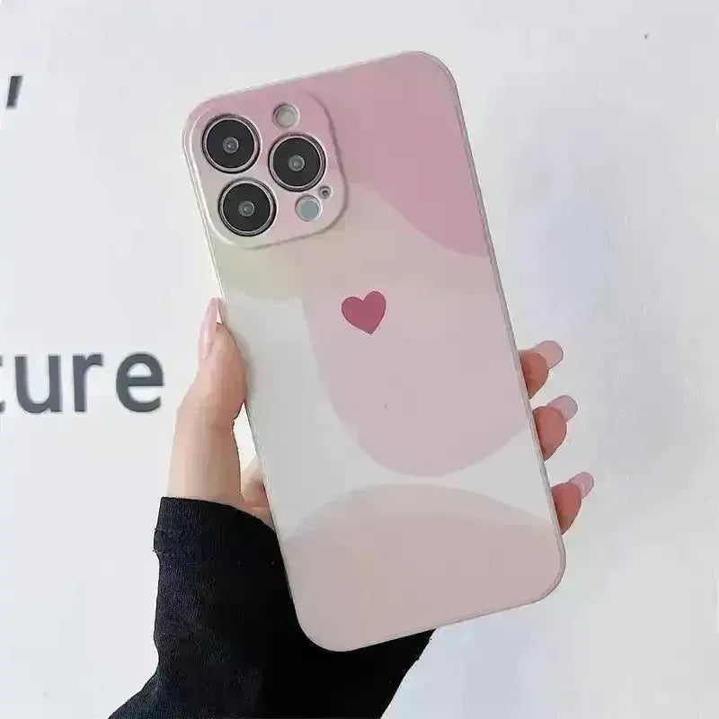 Fashion Rainbow Heart Phone Case (For iPhones) - Bear Hugs