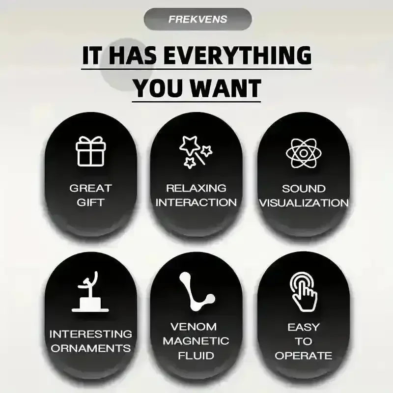 Ferrofluid Symbiote Rhythm Speaker - Bear Hugs