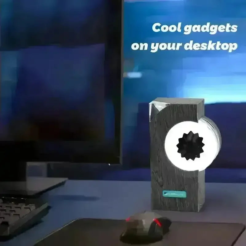 Ferrofluid Symbiote Symphony Display Lamp - Bear Hugs