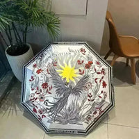 Fiery Phoenix Pattern Luxe Umbrella - Bear Hugs