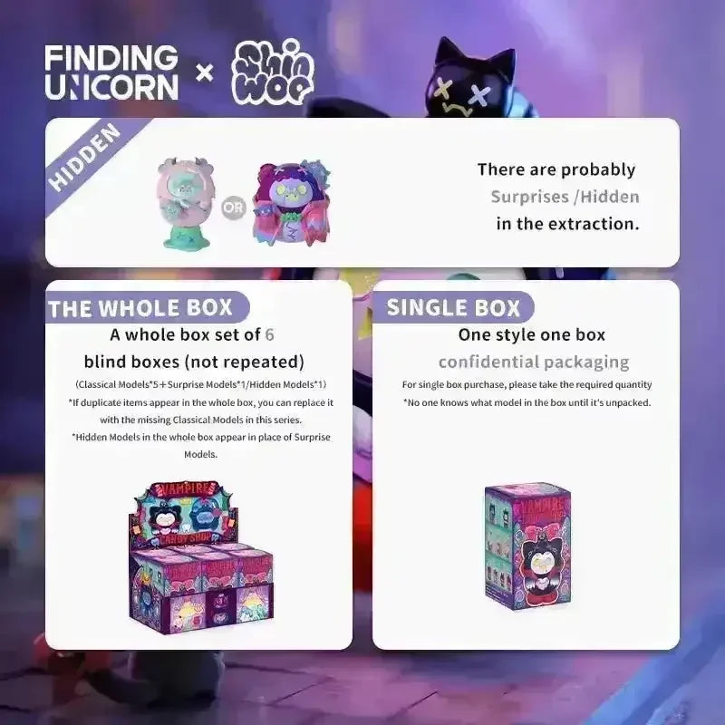 FINDING UNICORN ShinWoo Vampire Candy Shop Series Blind Box - Bear Hugs