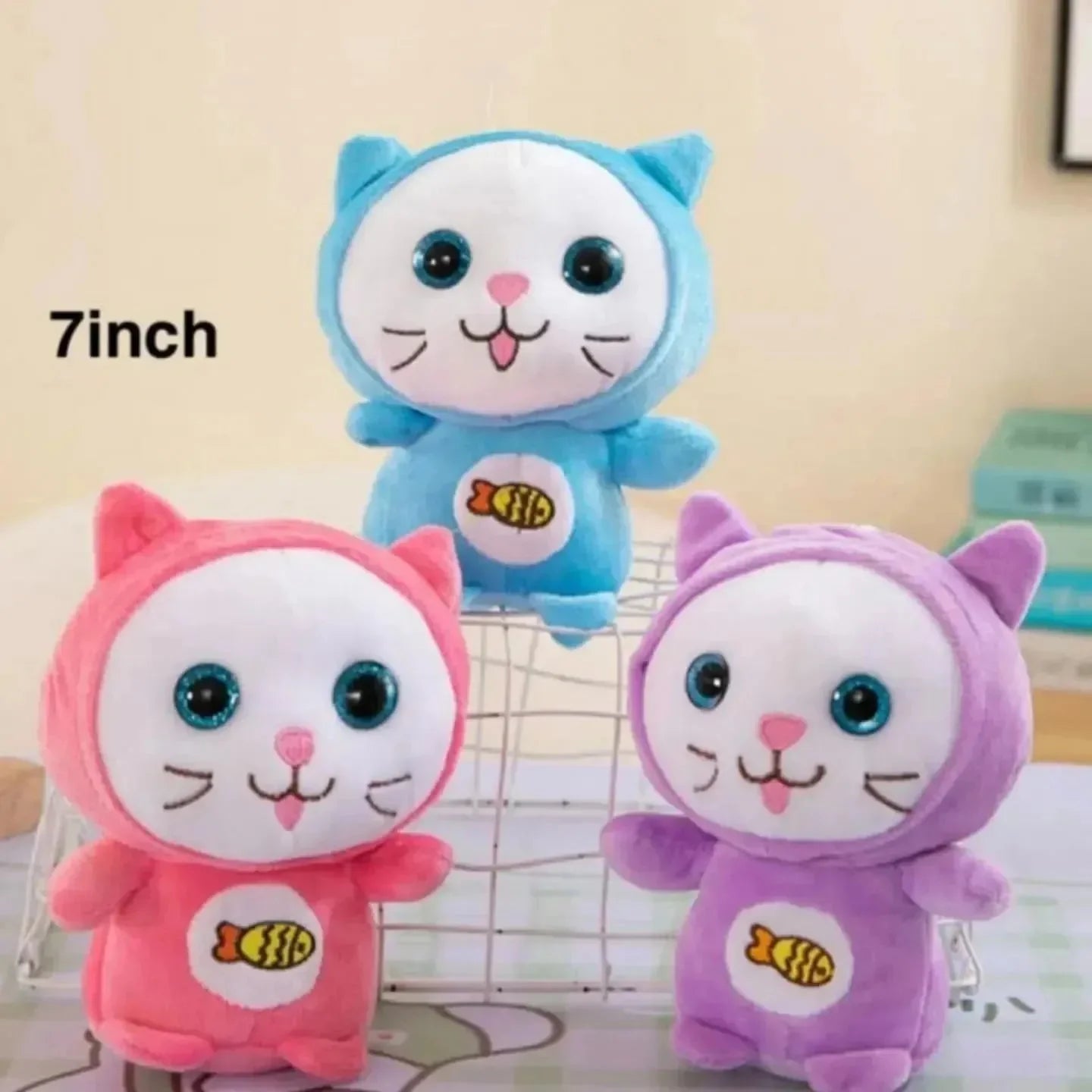 Fishy Cat Plush Toy (25 cm) - Bear Hugs
