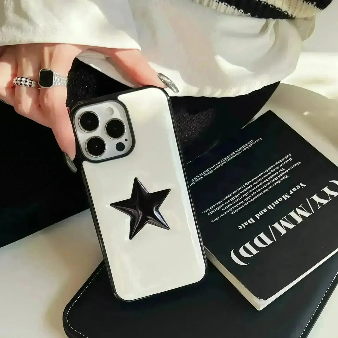 Five Pointed Star Shiny Phone Case (For iPhones) - Bear Hugs