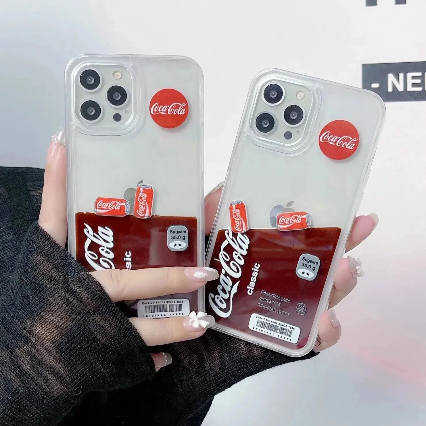 Floating Cola Phone Case (For iPhones) - Bear Hugs