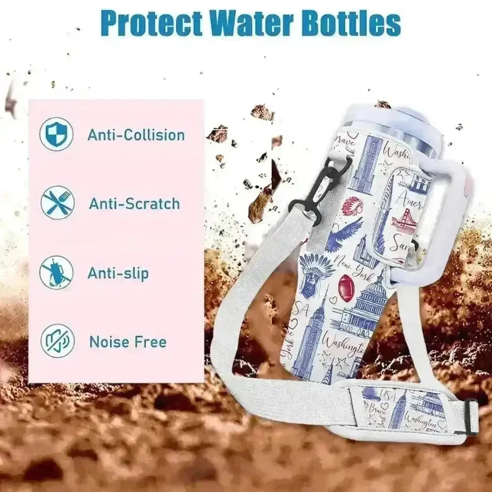 Floral Stanley Cup Carrier Bag (For 30 oz & 40 oz) - Bear Hugs