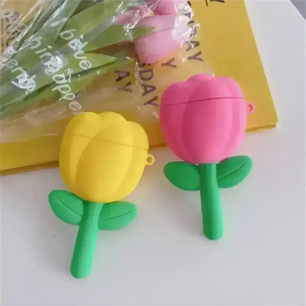 Flower Stem Case (For Airpods) - Bear Hugs